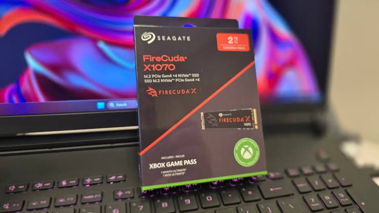 Seagate FireCuda X1070 2TB PCIe Gen4 NVMe M.2 SSD