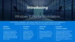 Windows 10 Pro for Workstations 1